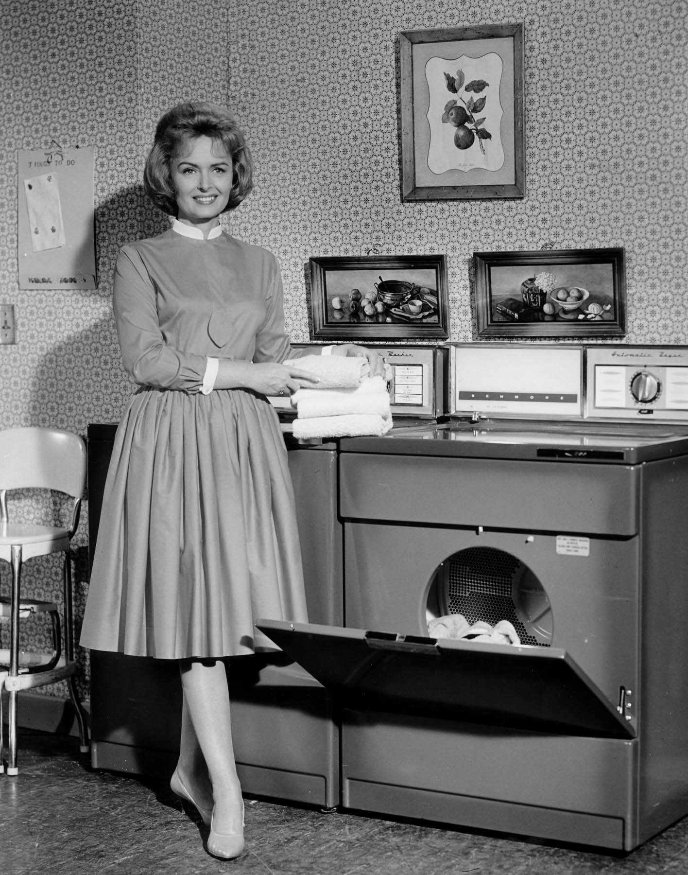 1963 Donna Reed with Washer & Dryer