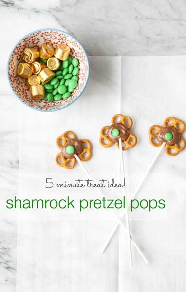 shamrock pretzel pops recipe