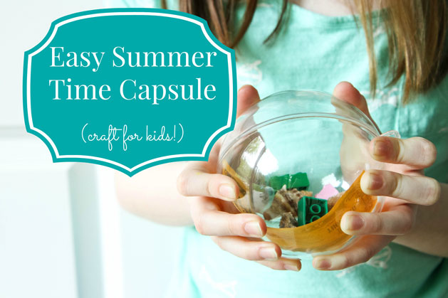 summer time capsule diy craft for kids