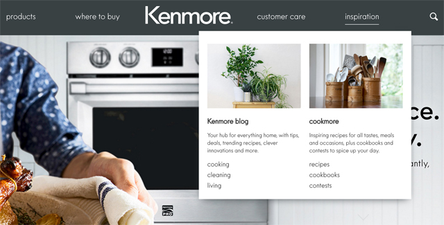 The New Kenmore Brand Site