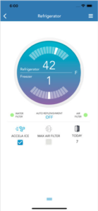 Refrigerator Smart App Screenshot